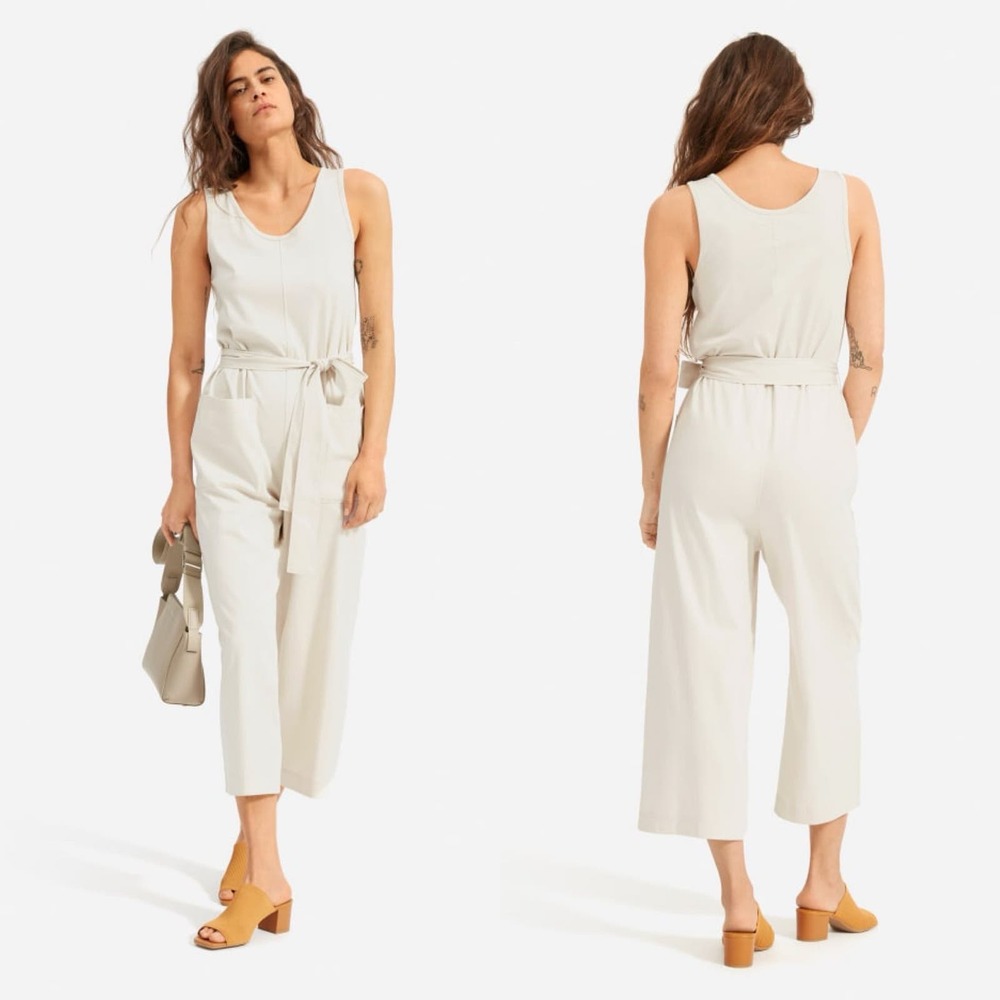 Everlane Luxe Cotton Jumpsuit NWOT